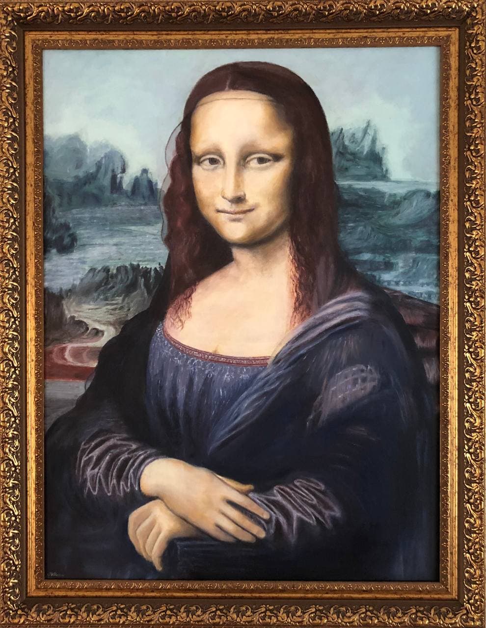 Джоконда-копия самой известной картины кисти Леонардо да Винчи.